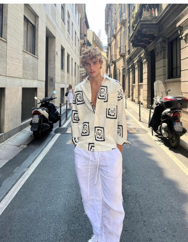 Black Abstract Square