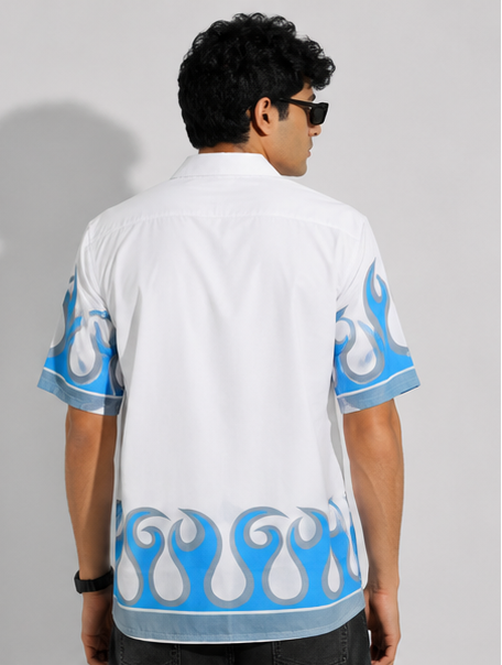 Blue Flames Shirt