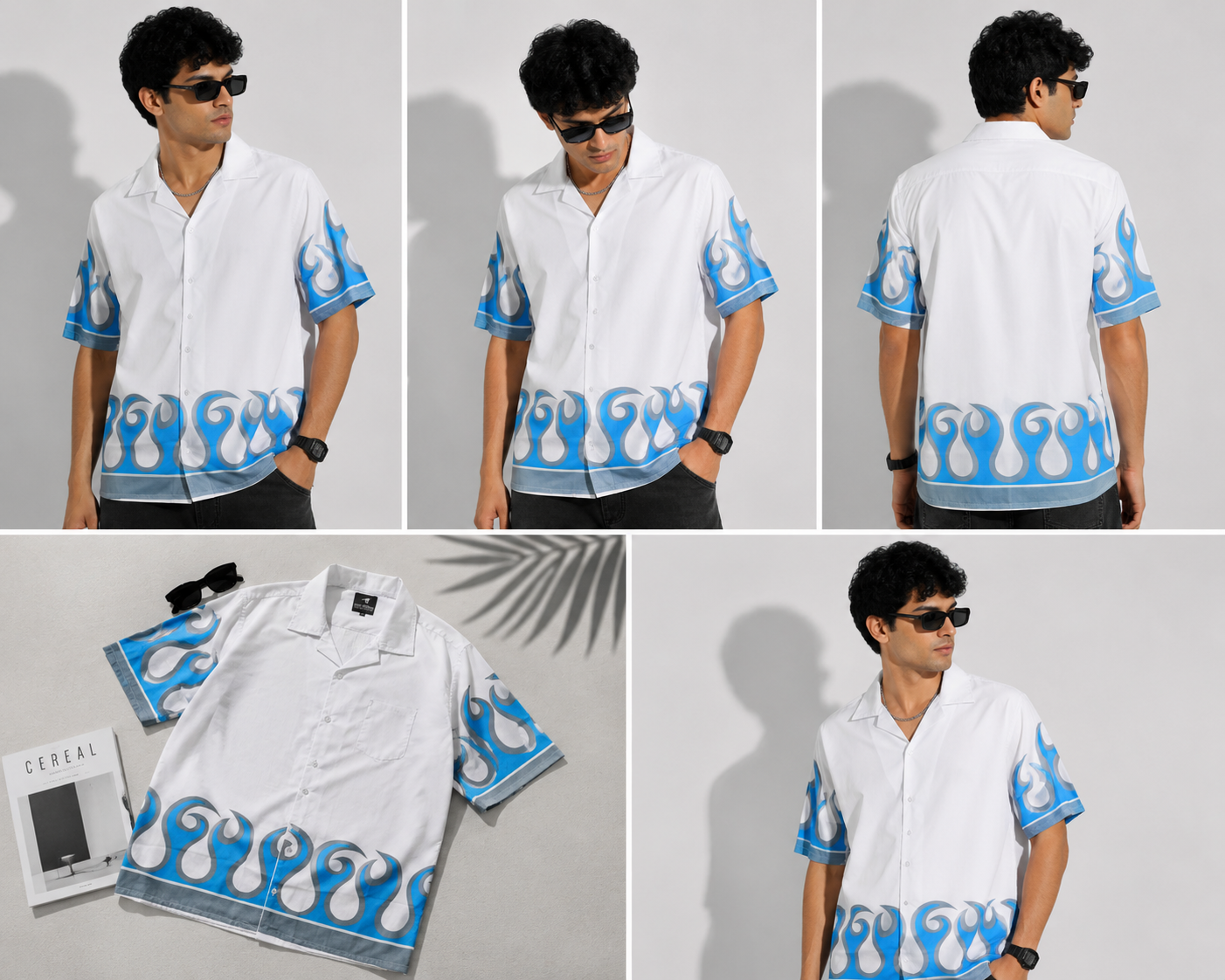 Blue Flames Shirt