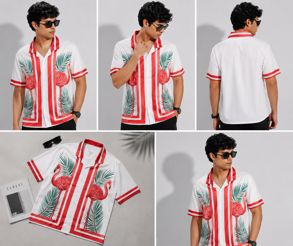 Tropical Flamingo Shirt