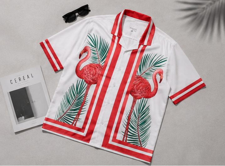 Tropical Flamingo Shirt