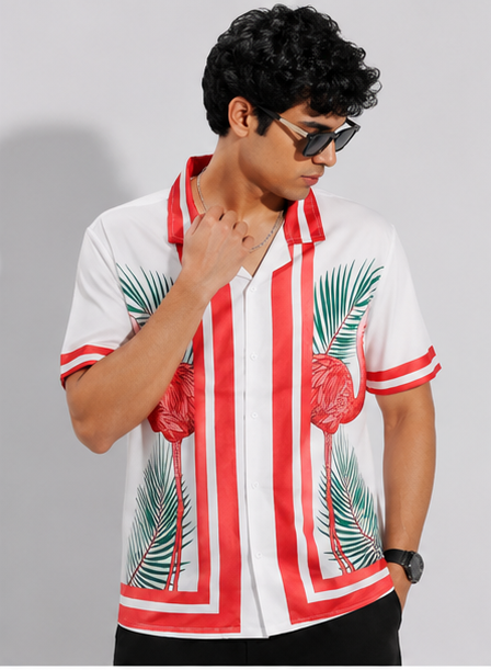 Tropical Flamingo Shirt