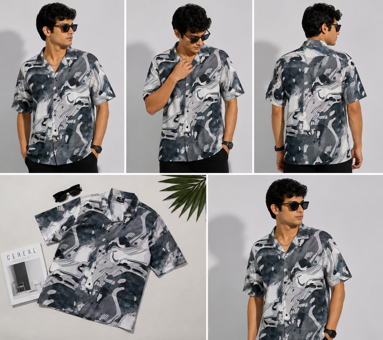 Abstract print shirt